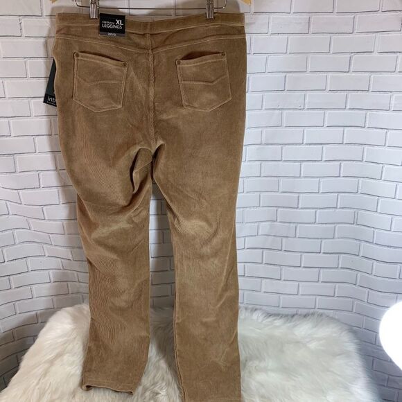 Intro Love The Fit Tan Corduroy Knit Legging Sz XL - Picture 3 of 7